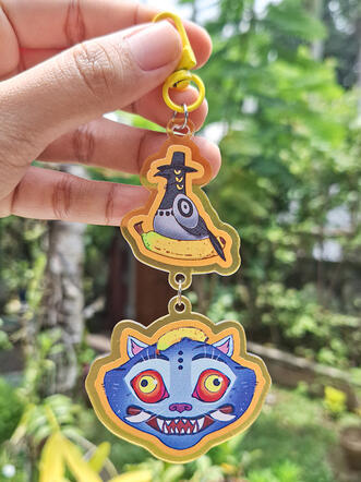 Sussy & Derpy Dangling Charm